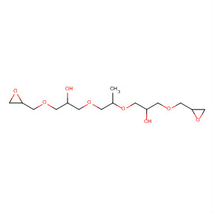 Molecular Structure of 105284-54-6 (2,6,9,13-Tetraoxatetradecane-4,11-diol, 7-methyl-1,14-bis(oxiranyl)-)
