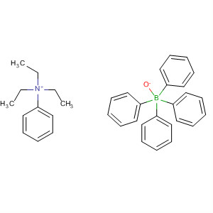 Molecular Structure of 105515-10-4 (Benzenaminium, N,N,N-triethyl-, tetraphenylborate(1-))