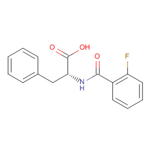Molecular Structure of 105746-26-7 (D-Phenylalanine, N-(2-fluorobenzoyl)-)