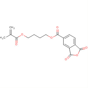 Molecular Structure of 106871-42-5 (5-Isobenzofurancarboxylic acid, 1,3-dihydro-1,3-dioxo-,
4-[(2-methyl-1-oxo-2-propenyl)oxy]butyl ester)