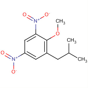 Molecular Structure of 106984-17-2 (Benzene, 2-methoxy-1-(2-methylpropyl)-3,5-dinitro-)