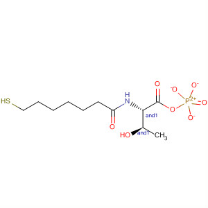 Molecular Structure of 107022-00-4 (DL-Threonine, N-(7-mercapto-1-oxoheptyl)-, dihydrogen phosphate
(ester))