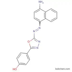 Molecular Structure of 107215-95-2 (Phenol, 4-[5-[(4-amino-1-naphthalenyl)azo]-1,3,4-oxadiazol-2-yl]-)