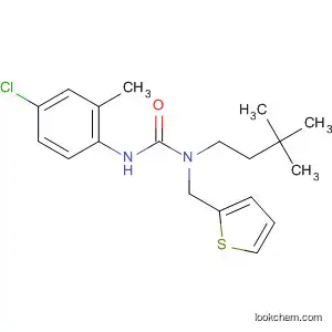 Molecular Structure of 107349-43-9 (Urea,
N'-(4-chloro-2-methylphenyl)-N-(3,3-dimethylbutyl)-N-(2-thienylmethyl)-)