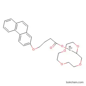 Molecular Structure of 109110-50-1 (Butanoic acid, 4-(2-phenanthrenyloxy)-,
1,4,7,10-tetraoxacyclododec-2-ylmethyl ester)