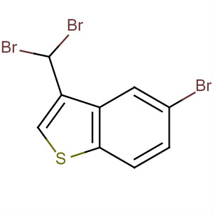 Molecular Structure of 109771-37-1 (Benzo[b]thiophene, 5-bromo-3-(dibromomethyl)-)