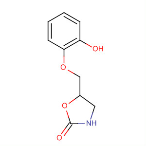 Molecular Structure of 110369-33-0 (2-Oxazolidinone, 5-[(hydroxyphenoxy)methyl]-)