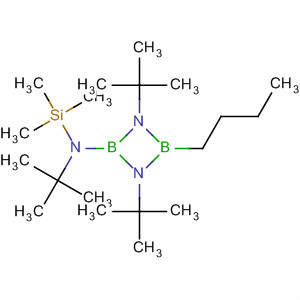 Molecular Structure of 110472-58-7 (1,3,2,4-Diazadiboretidin-2-amine,
4-butyl-N,1,3-tris(1,1-dimethylethyl)-N-(trimethylsilyl)-)