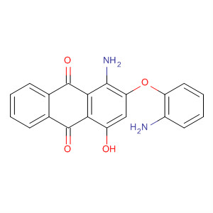 Molecular Structure of 110732-19-9 (9,10-Anthracenedione, 1-amino-2-(2-aminophenoxy)-4-hydroxy-)
