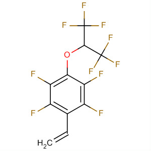 Molecular Structure of 111145-07-4 (Benzene,
1-ethenyl-2,3,5,6-tetrafluoro-4-[2,2,2-trifluoro-1-(trifluoromethyl)ethoxy]-)