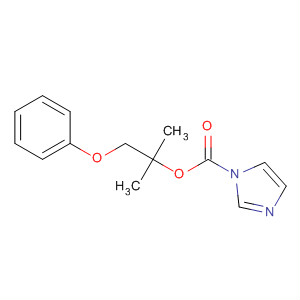 Molecular Structure of 111225-76-4 (1H-Imidazole-1-carboxylic acid, 1,1-dimethyl-2-phenoxyethyl ester)