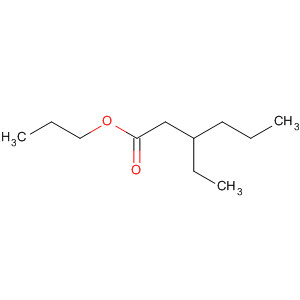 Molecular Structure of 111268-62-3 (Hexanoic acid, 3-ethyl-, 1,2,3-propanetriyl ester)