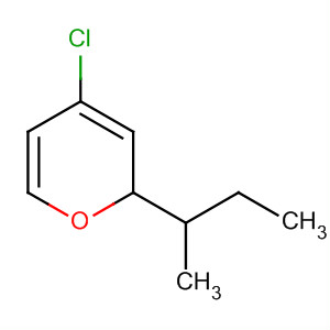 Molecular Structure of 111268-71-4 (2H-Pyran, 4-chlorotetrahydro-2-(1-methylpropyl)-)