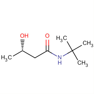 Molecular Structure of 111525-40-7 (Butanamide, N-(1,1-dimethylethyl)-3-hydroxy-, (S)-)