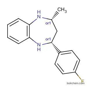 Molecular Structure of 111536-79-9 (1H-1,5-Benzodiazepine,
2-(4-fluorophenyl)-2,3,4,5-tetrahydro-4-methyl-, cis-)