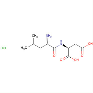 Molecular Structure of 111640-11-0 (L-Aspartic acid, N-L-leucyl-, hydrochloride)