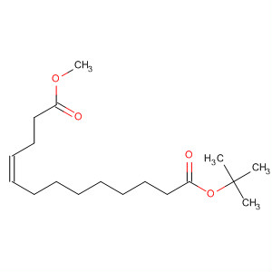 Molecular Structure of 111699-09-3 (4-Tridecenedioic acid, 13-(1,1-dimethylethyl) 1-methyl ester, (Z)-)