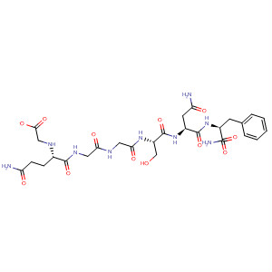 Molecular Structure of 111705-64-7 (L-Phenylalaninamide, L-glutaminylglycylglycyl-L-seryl-L-asparaginyl-,
monoacetate (salt))