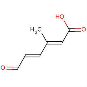 Molecular Structure of 111729-95-4 (2,4-Hexadienoic acid, 3-methyl-6-oxo-, (E,E)-)