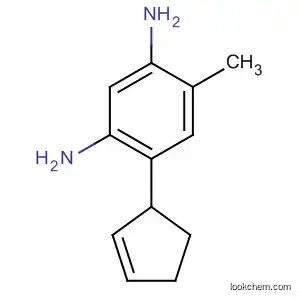 Molecular Structure of 111962-98-2 (1,3-Benzenediamine, 4-(2-cyclopenten-1-yl)-6-methyl-)