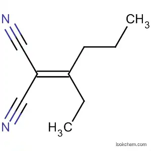 Molecular Structure of 111963-23-6 (Propanedinitrile, (1-ethylbutylidene)-)