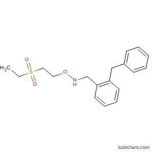 Molecular Structure of 111965-53-8 (Benzenemethanamine, N-[2-(ethylsulfonyl)ethoxy]-N-(phenylmethyl)-)