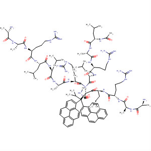 Molecular Structure of 111981-52-3 (L-Leucinamide,
N-acetyl-L-leucyl-L-alanyl-L-arginyl-L-leucyl-3-(1-pyrenyl)-L-alanyl-L-alanyl-
L-arginyl-L-leucyl-3-(1-pyrenyl)-L-alanyl-L-alanyl-L-arginyl-L-leucyl-L-leucyl-
L-alanyl-L-arginyl-N-methyl-)