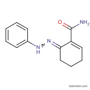 Molecular Structure of 112178-52-6 (1-Cyclohexene-1-carboxamide, 6-(phenylhydrazono)-)