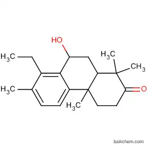 Molecular Structure of 112283-50-8 (2(1H)-Phenanthrenone,
8-ethyl-3,4,4a,9,10,10a-hexahydro-9-hydroxy-1,1,4a,7-tetramethyl-)