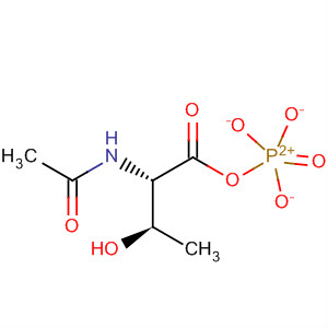 Molecular Structure of 112283-57-5 (L-Threonine, N-acetyl-, dihydrogen phosphate (ester))