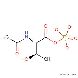 Molecular Structure of 112283-57-5 (L-Threonine, N-acetyl-, dihydrogen phosphate (ester))