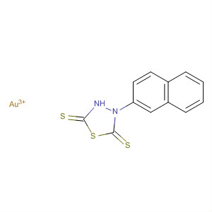 1,3,4-Thiadiazolidine-2,5-dithione, 3-(2-naphthalenyl)-, gold(3+) salt