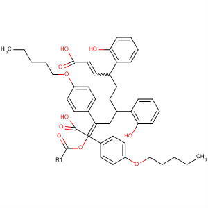 Molecular Structure of 112287-98-6 (2-Propenoic acid, 3,3'-[1,5-pentanediylbis(oxy-4,1-phenylene)]bis-,
bis[4-(pentyloxy)phenyl] ester, (E,E)-)