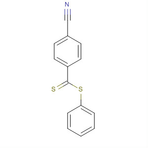 Molecular Structure of 112291-24-4 (Benzenecarbodithioic acid, 4-cyano-, phenyl ester)