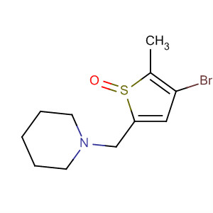 Molecular Structure of 112306-00-0 (Piperidine, 1-[(4-bromo-5-methyl-2-thienyl)methyl]-, S,S-dioxide)