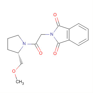 Molecular Structure of 112306-38-4 (Pyrrolidine,
1-[(1,3-dihydro-1,3-dioxo-2H-isoindol-2-yl)acetyl]-2-(methoxymethyl)-,
(S)-)