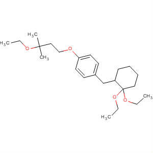 Benzene, 1-[(2,2-diethoxycyclohexyl)methyl]-4-(3-ethoxy-3-methylbutoxy)-