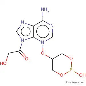 Molecular Structure of 112435-52-6 (9H-Purine-9-ethanol,
6-amino-b-[(2-hydroxy-1,3,2-dioxaphosphorinan-5-yl)oxy]-, P-oxide)