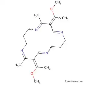 Molecular Structure of 112666-87-2 (1,5,9,13-Tetraazacyclohexadeca-1,4,9,12-tetraene,
3,11-bis(1-methoxyethylidene)-2,12-dimethyl-, (Z,Z)-)