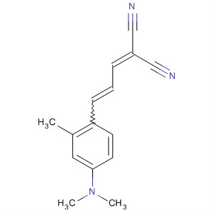Molecular Structure of 112667-00-2 (Propanedinitrile,
[3-[4-(dimethylamino)-2-methylphenyl]-2-propenylidene]-)