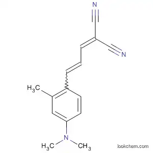 Molecular Structure of 112667-00-2 (Propanedinitrile,
[3-[4-(dimethylamino)-2-methylphenyl]-2-propenylidene]-)