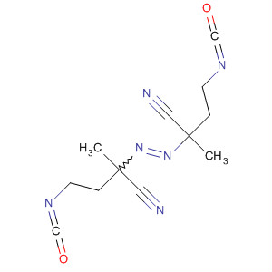 Molecular Structure of 112667-01-3 (Butanenitrile, 2,2'-azobis[4-isocyanato-2-methyl-)