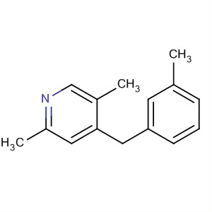 Molecular Structure of 112722-77-7 (Pyridine, 2,5-dimethyl-4-[(3-methylphenyl)methyl]-)