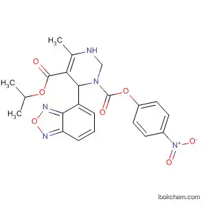 Molecular Structure of 112770-68-0 (1,5(2H)-Pyrimidinedicarboxylic acid,
6-(2,1,3-benzoxadiazol-4-yl)-3,6-dihydro-4-methyl-, 5-(1-methylethyl)
1-(4-nitrophenyl) ester)