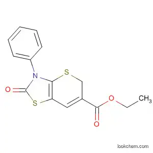 2H-Thiopyrano[2,3-d]thiazole-6-carboxylic acid,
3,5-dihydro-2-oxo-3-phenyl-, ethyl ester