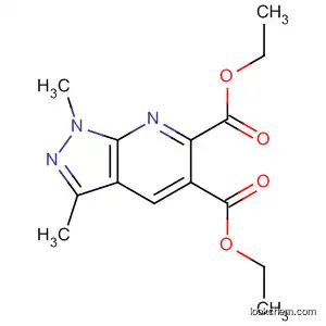 Molecular Structure of 112811-40-2 (1H-Pyrazolo[3,4-b]pyridine-5,6-dicarboxylic acid, 1,3-dimethyl-, diethyl
ester)