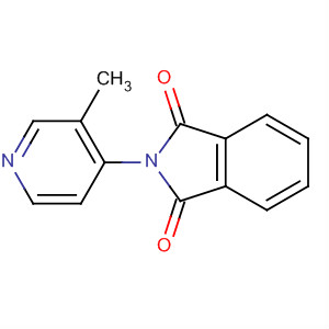 Molecular Structure of 112954-80-0 (1H-Isoindole-1,3(2H)-dione, 2-(3-methyl-4-pyridinyl)-)