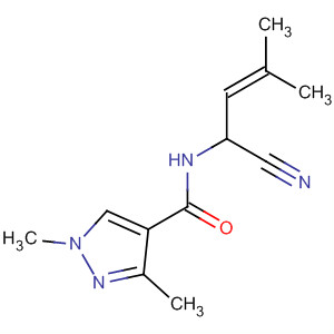 1H-Pyrazole-4-carboxamide, N-(1-cyano-3-methyl-2-butenyl)-1,3-dimethyl-