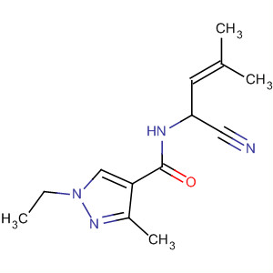1H-Pyrazole-4-carboxamide, N-(1-cyano-3-methyl-2-butenyl)-1-ethyl-3-methyl-