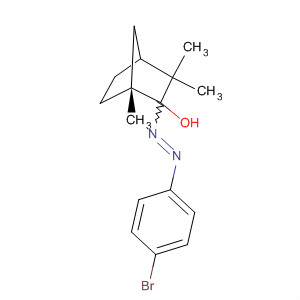 Molecular Structure of 113157-81-6 (Bicyclo[2.2.1]heptan-2-ol, 2-[(4-bromophenyl)azo]-1,3,3-trimethyl-, exo-)